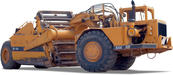 Yellow CAT Scraper